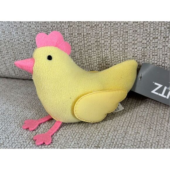 Target Spritz yellow and pink baby plush Easter chicken bird - Picture 2 of 7